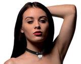 Heart Lock Choker with Keys
