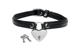 Heart Lock Choker with Keys