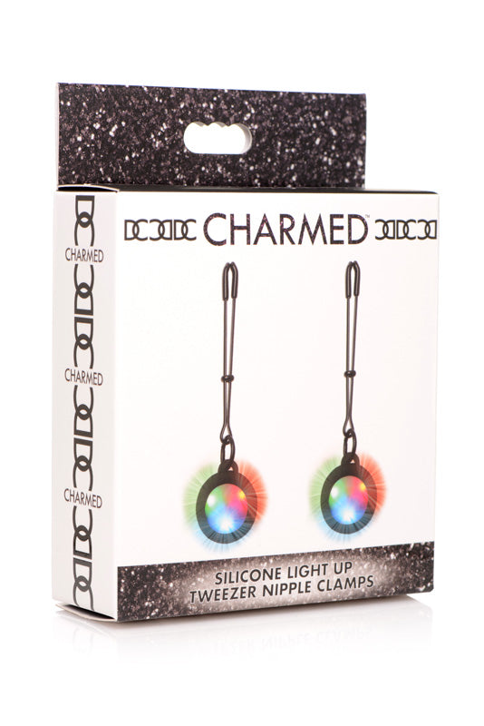 Silicone Light Up Tweezer Nipple Clamps