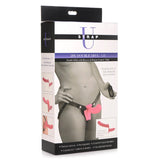 28X Double Diva 1.5"Double Dildo With Harness & Remote Control - Pink
