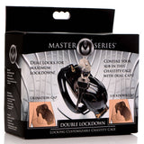 Double Lockdown Locking Customizable Chastity Cage
