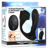 7X Silicone Prostate Plug With Ball Stretcher And Remote