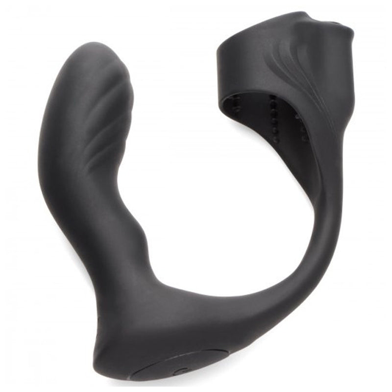 7X Silicone Prostate Plug With Ball Stretcher And Remote