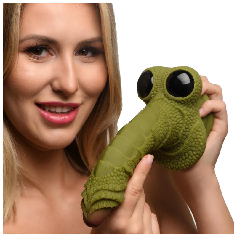 Creature Cocks Swamp Monster Green Scaly Dildo