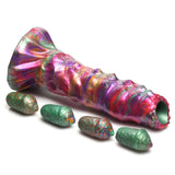 Larva Silicone Ovipositor Dildo With Eggs