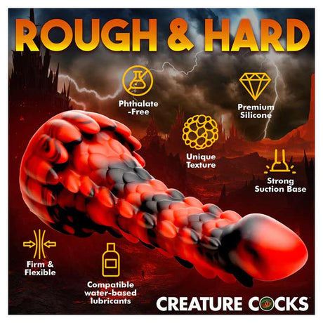 Creature Cocks Demon Rising Scaly Dragon Dildo