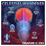 Creature Cocks Galactic Cock Glow in the Dark Dildo