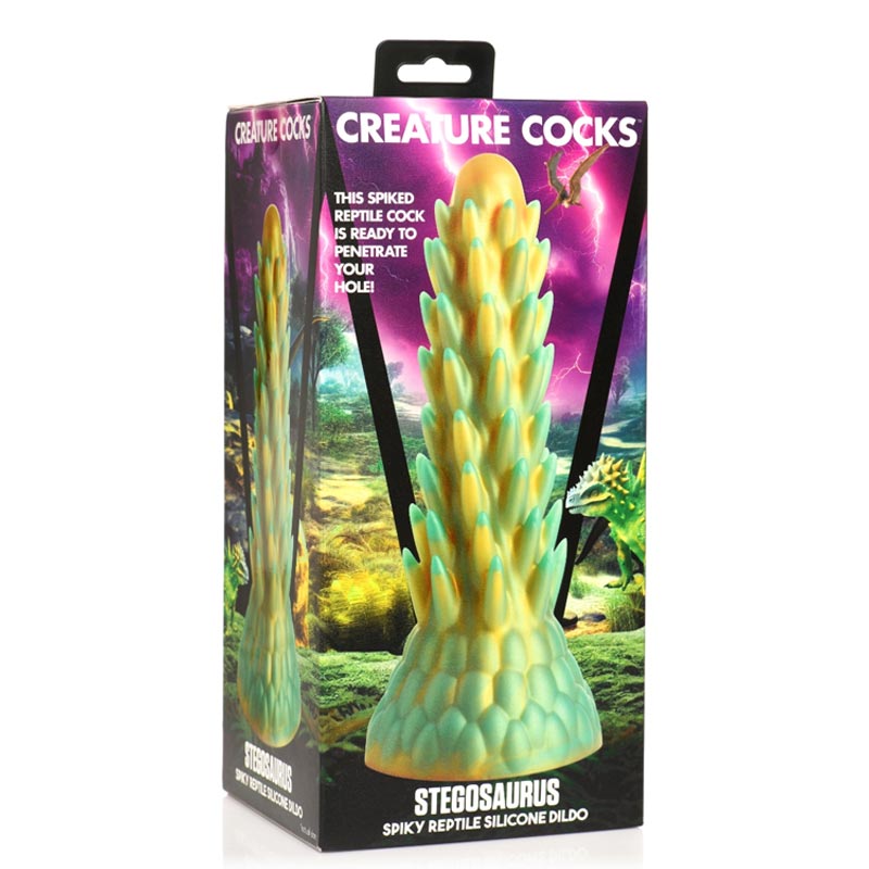 Creature Cocks Stegosaurus Spiky Reptile Dildo