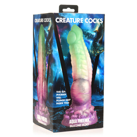 Aqua Phoenix Silicone Dildo