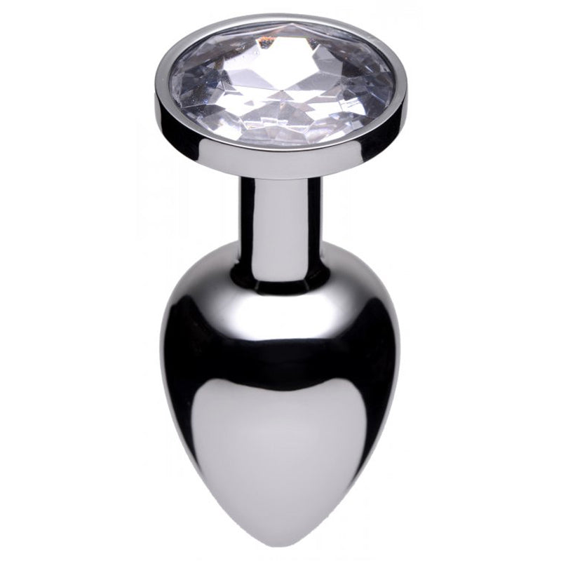Lucent Jewel Accented Anal Plug