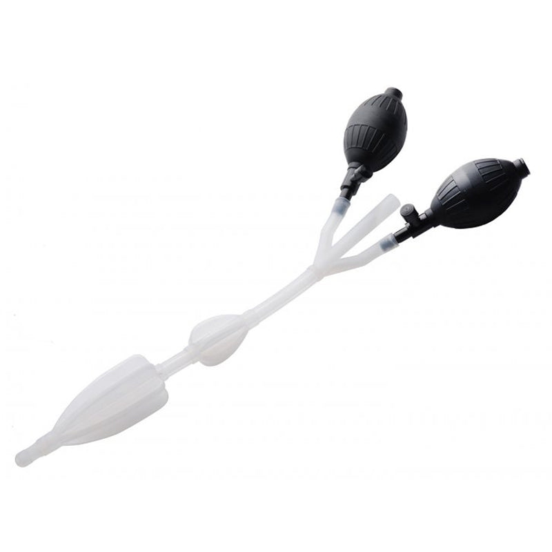 Silicone Anal Catheter with Bulbs