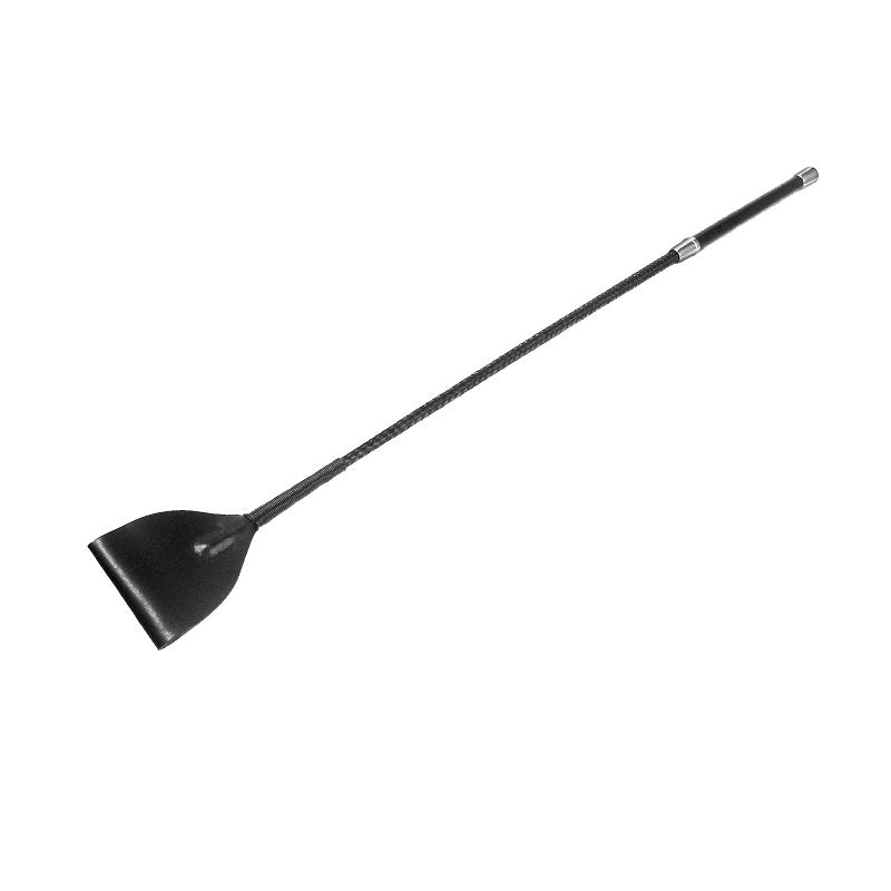 Mare Black Leather Riding Crop
